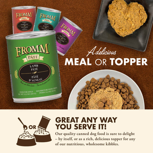 Fromm Pâté Wet Dog Food - Lamb - 12.2oz Can
